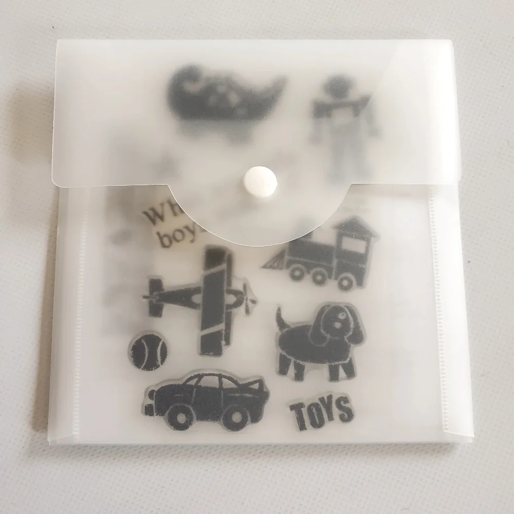 Close To My Heart My Acrylix C1256 Little Boys Rubber Stamp Set